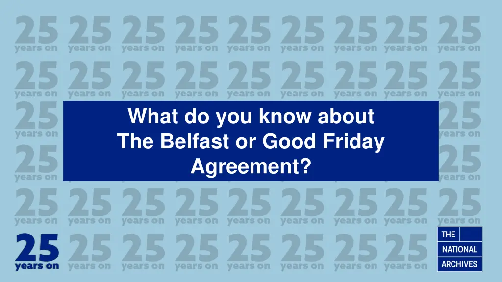 what do you know about the belfast or good friday