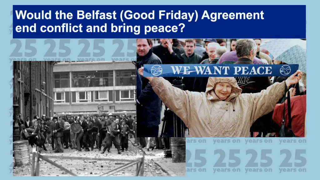 would the belfast good friday agreement