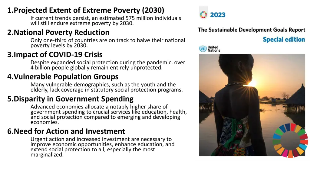 1 projected extent of extreme poverty 2030