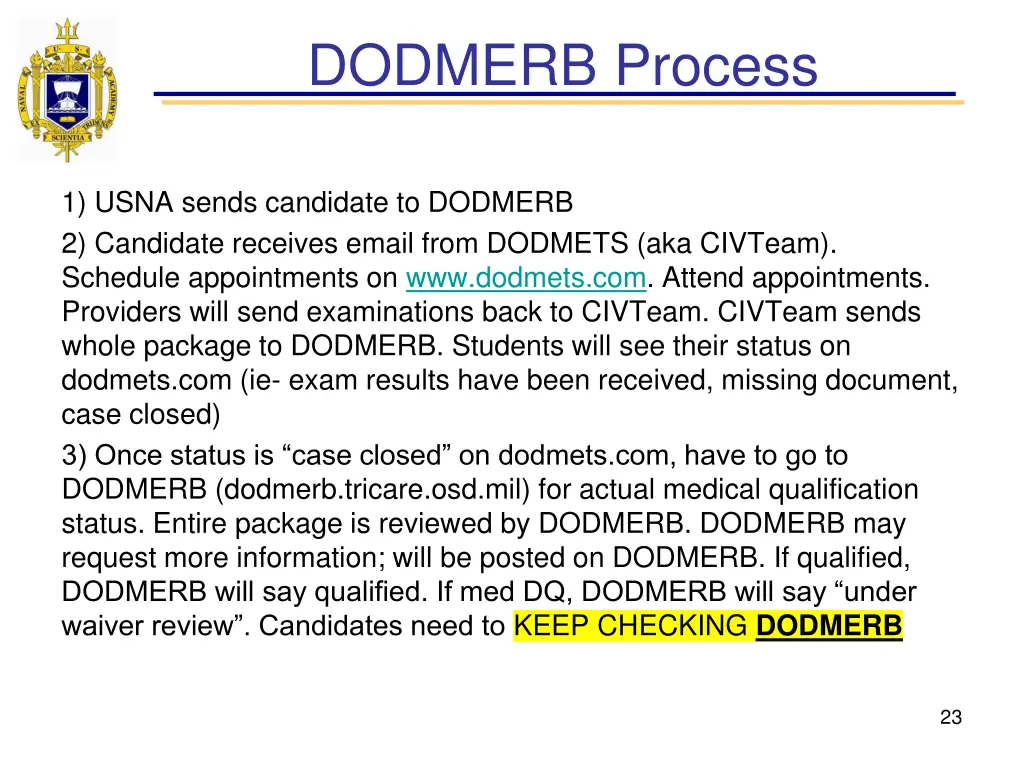 dodmerb process