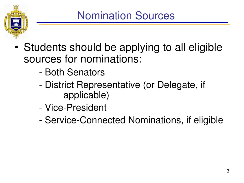 nomination sources