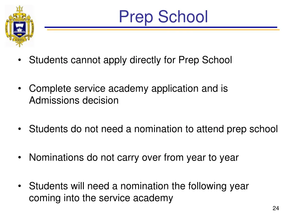 prep school