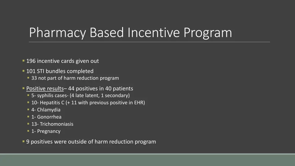 pharmacy based incentive program 1