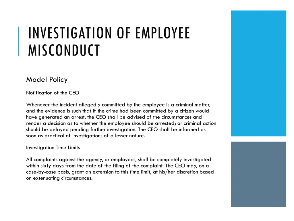 investigation of employee misconduct 6