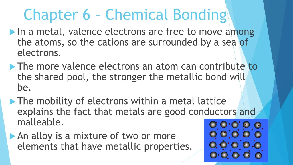 chapter 6 chemical bonding in a metal valence