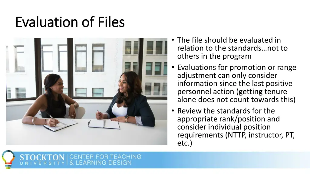 evaluation of files evaluation of files