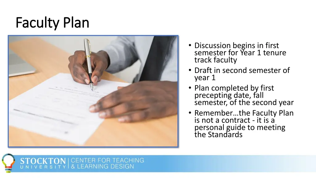 faculty plan faculty plan