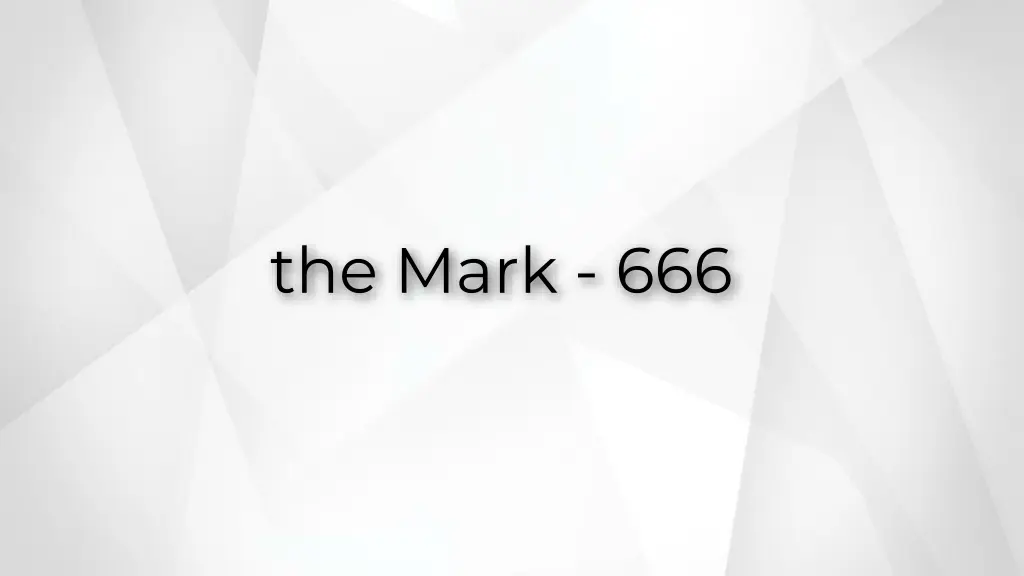 the mark 666