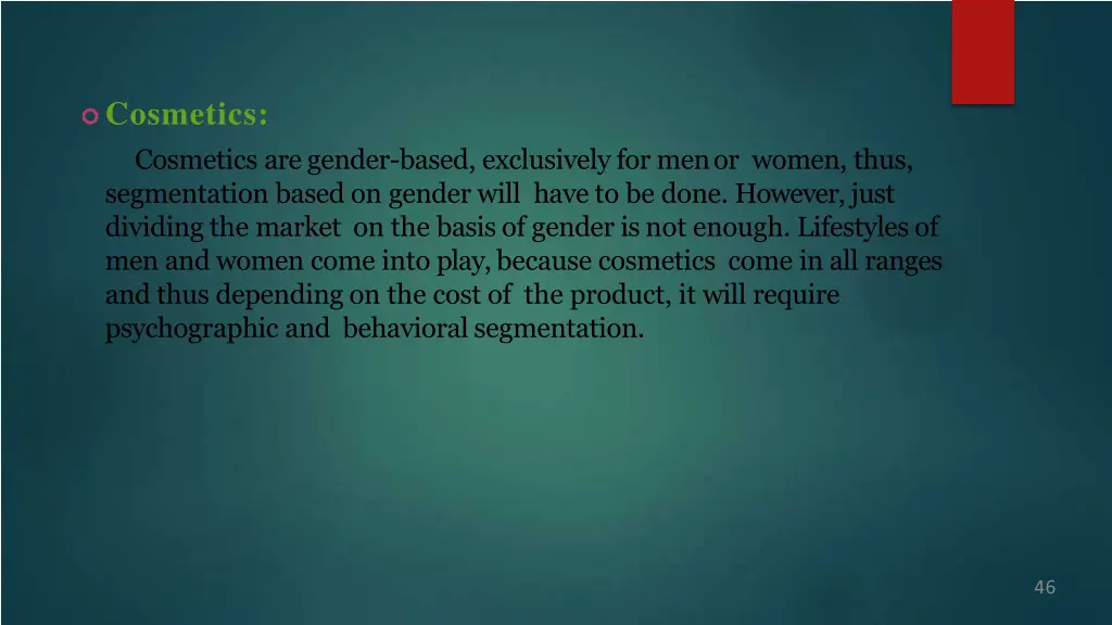 cosmetics cosmetics are gender based exclusively