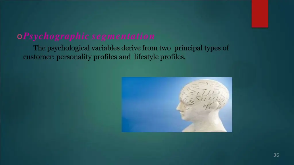 psychographic segmentation t he psychological