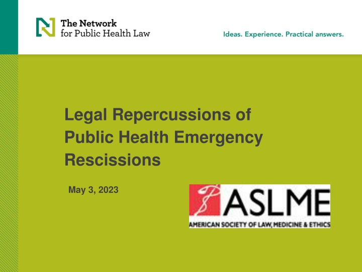 legal repercussions of public health emergency