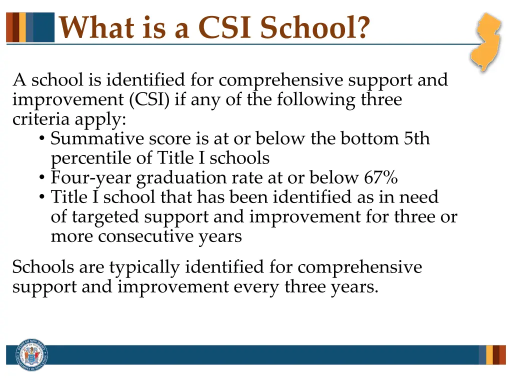 what is a csi school
