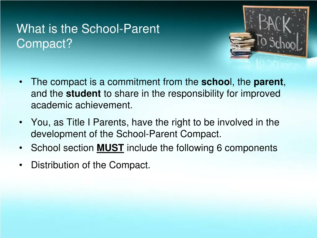 what is the school parent compact