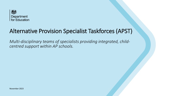 alternative provision specialist taskforces apst