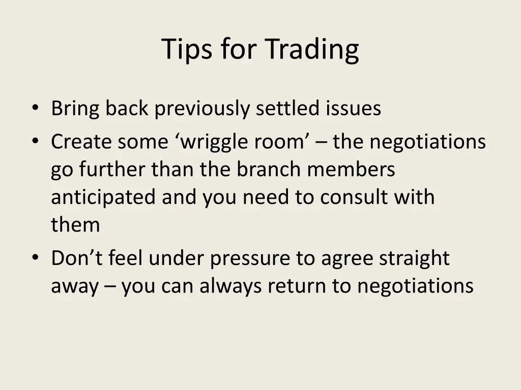 tips for trading 1