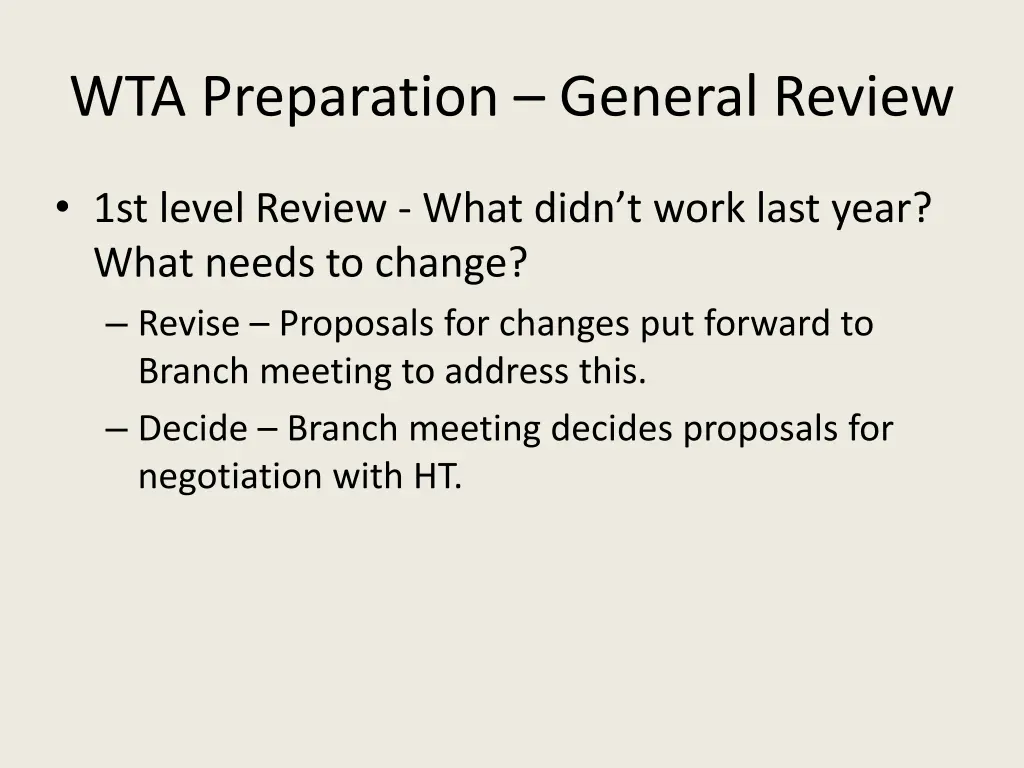 wta preparation general review