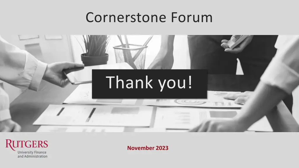 cornerstone forum 1