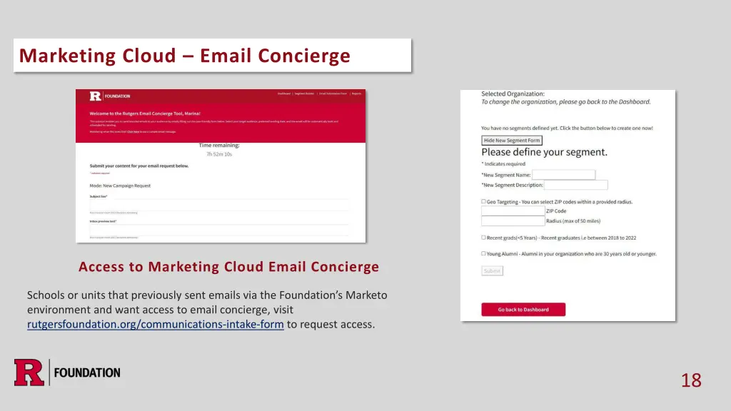 marketing cloud email concierge