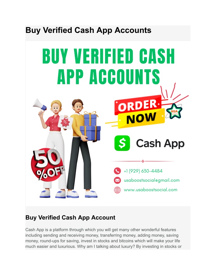 buy verified cash app accounts