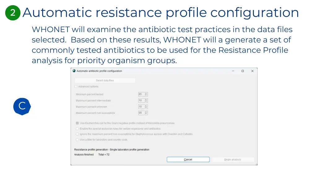 automatic resistance profile configuration