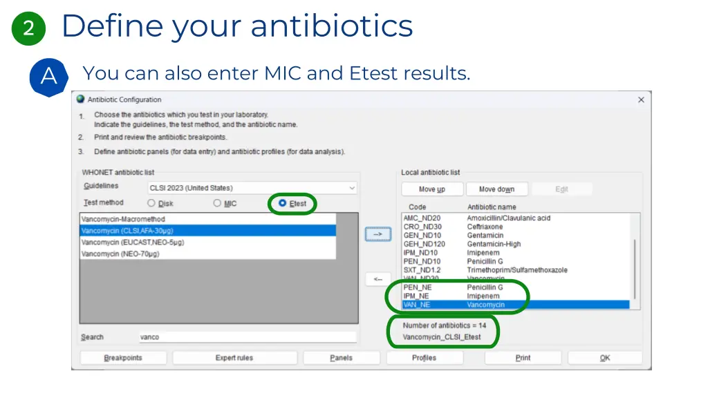 define your antibiotics