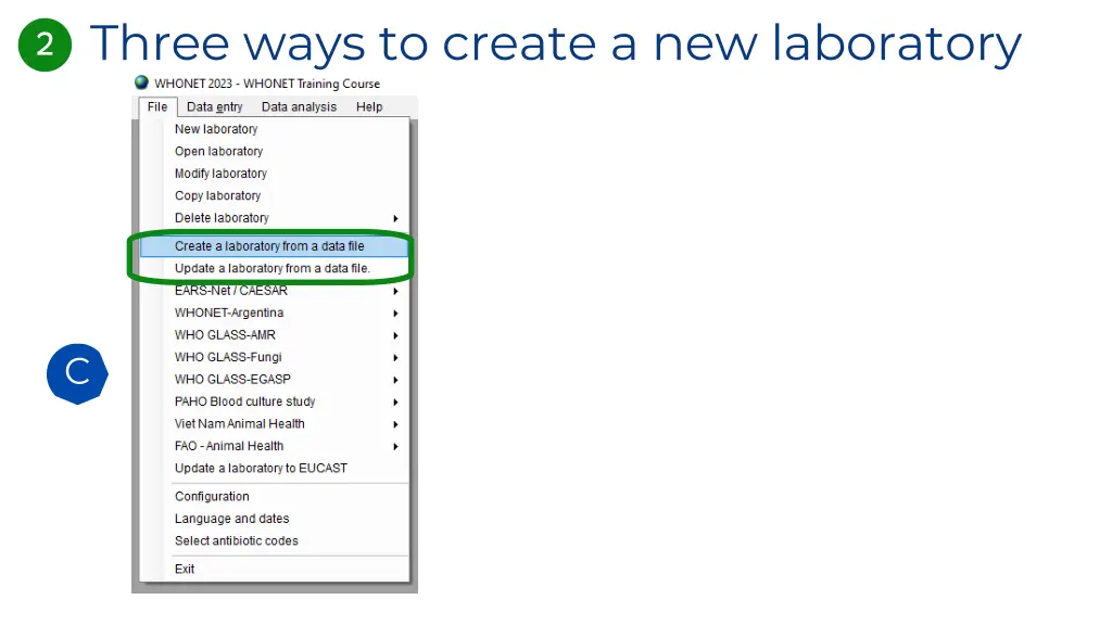 three ways to create a new laboratory 3