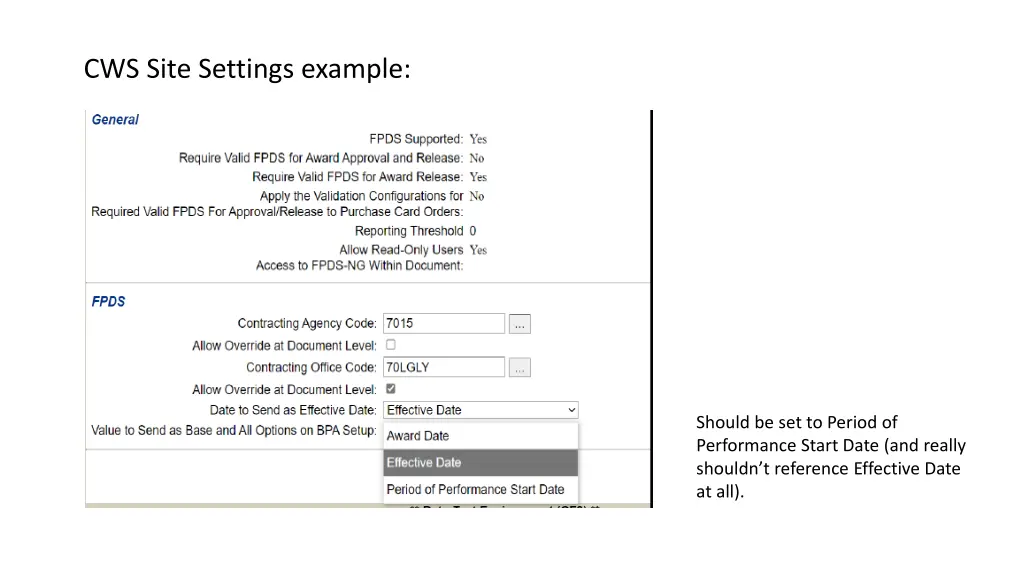 cws site settings example