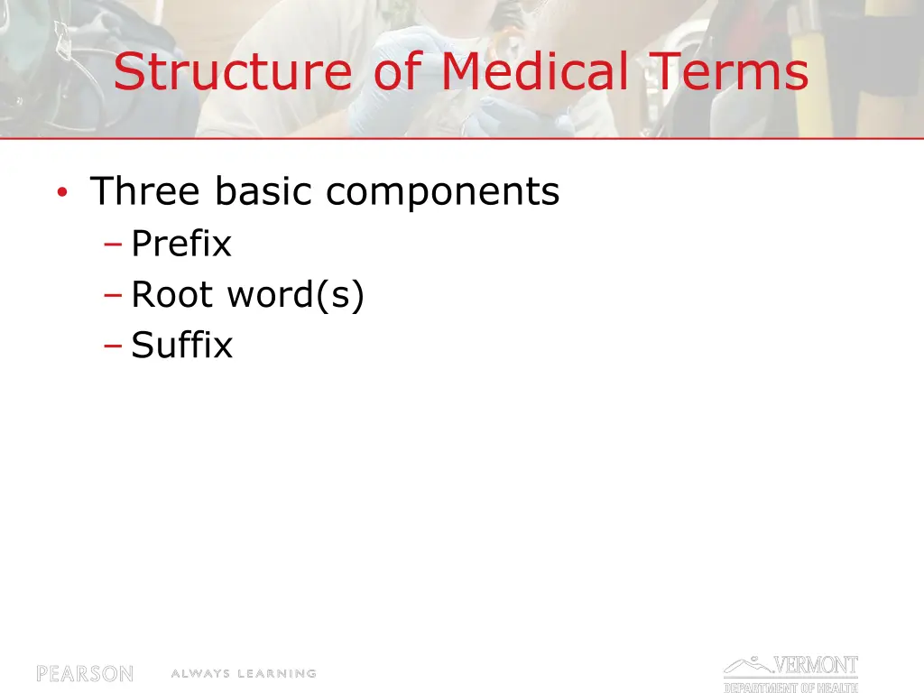 structure of medical terms