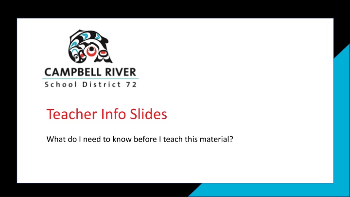 teacher info slides