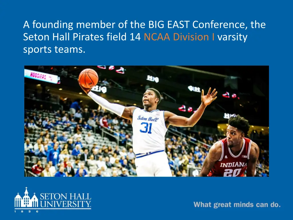 a founding member of the big east conference