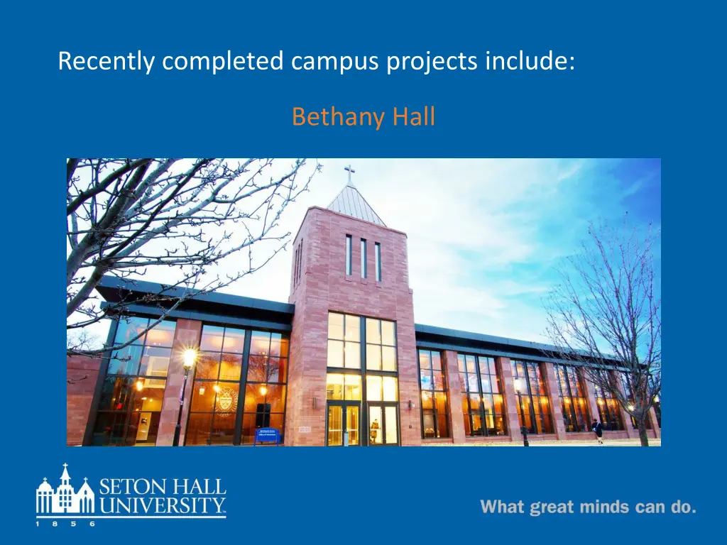 recently completed campus projects include 1