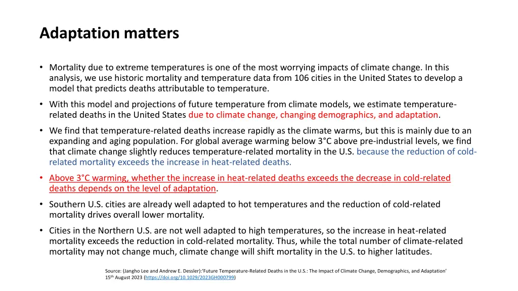 adaptation matters