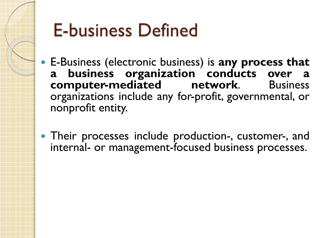 e business defined