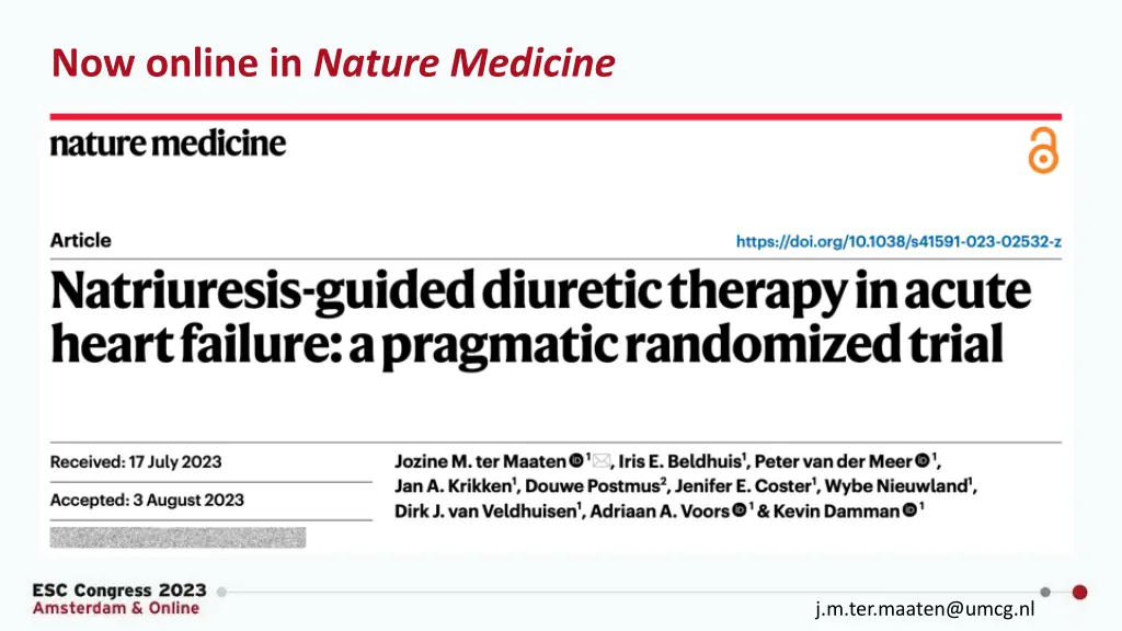 now online in nature medicine