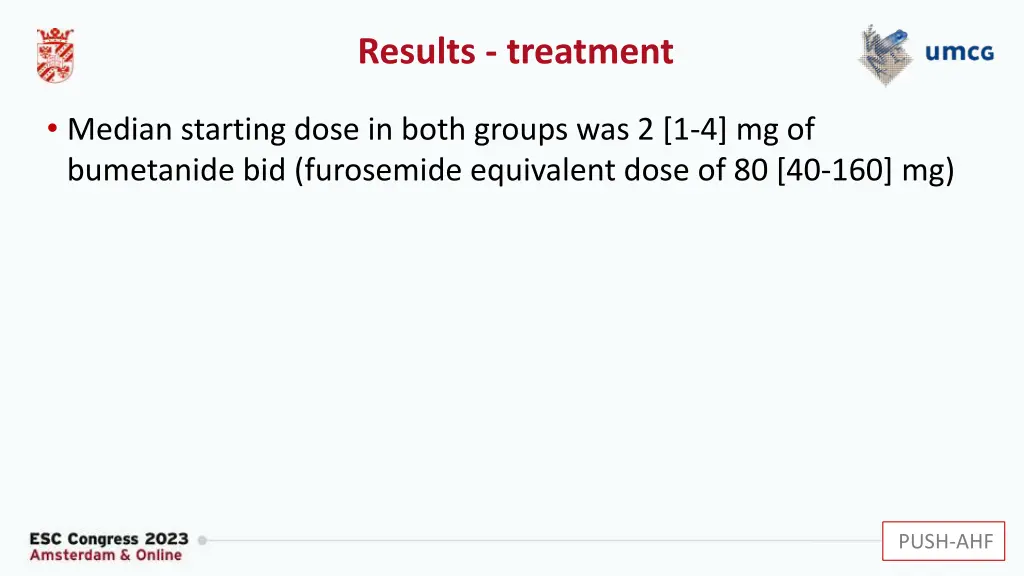 results treatment