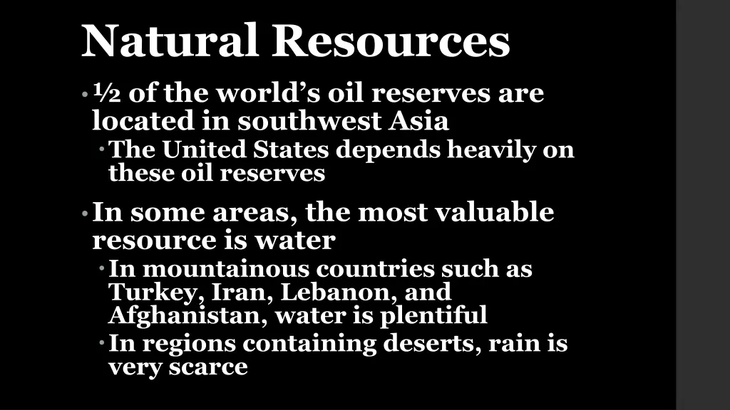 natural resources of the world s oil reserves