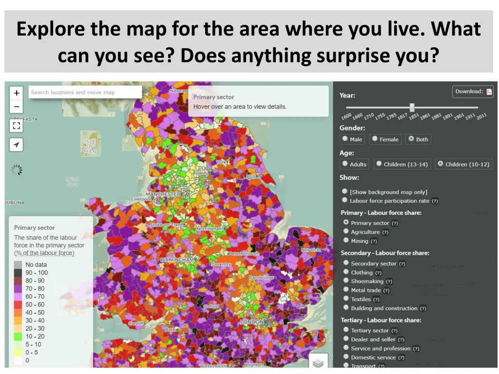 explore the map for the area where you live what