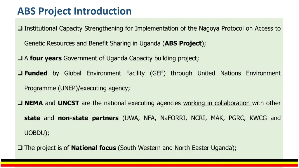 abs project introduction