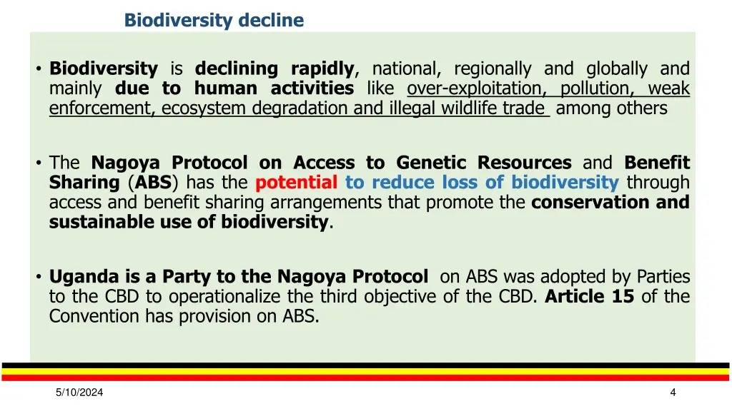 biodiversity decline