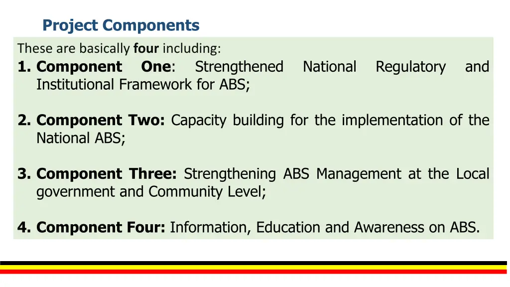 project components