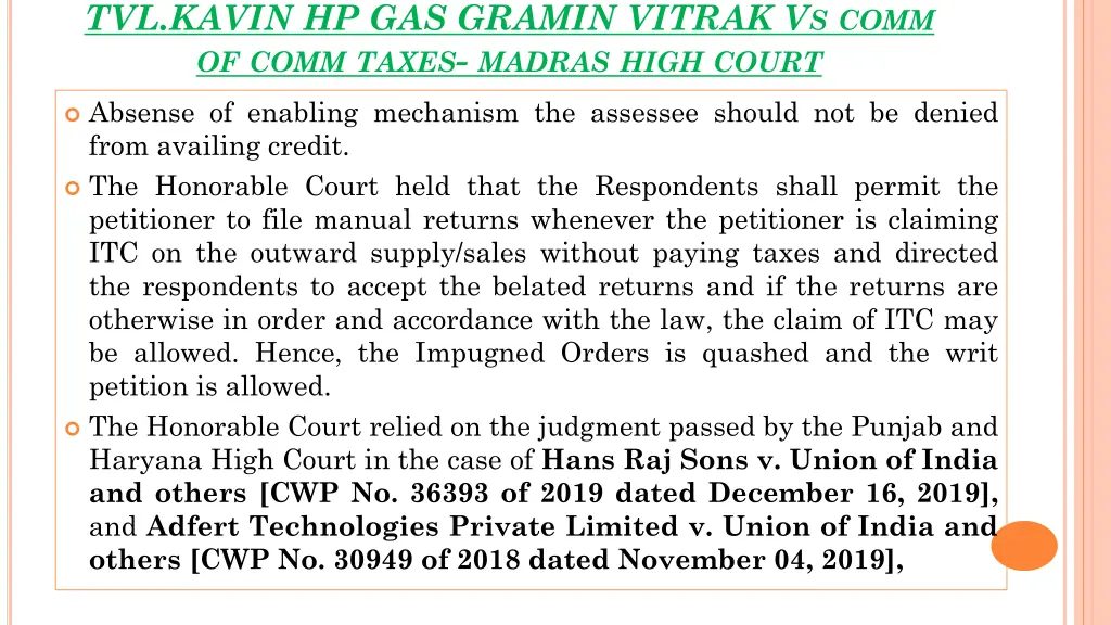 tvl kavin hp gas gramin vitrak v s comm of comm 1