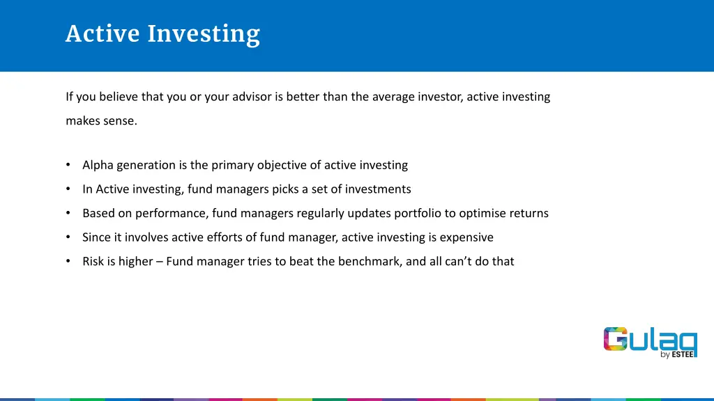 active investing