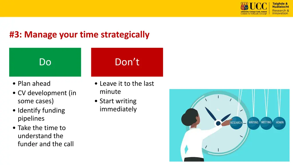 3 manage your time strategically