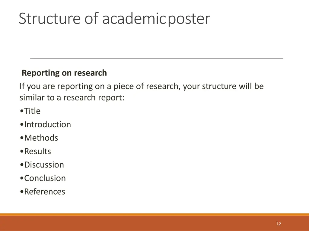 structure of academicposter