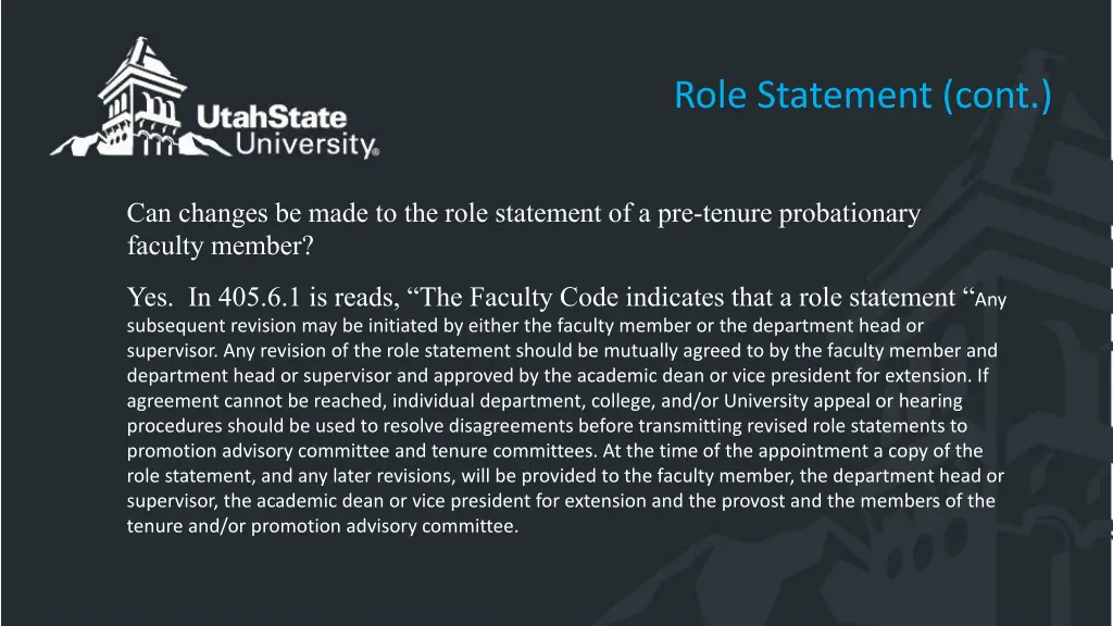 role statement cont