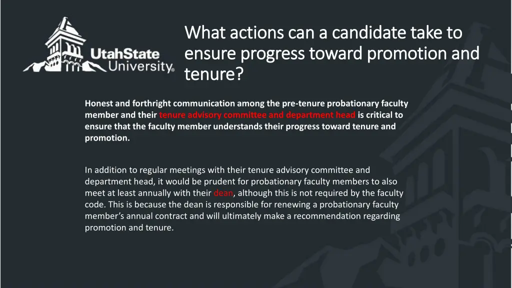 what actions can a candidate take to what actions