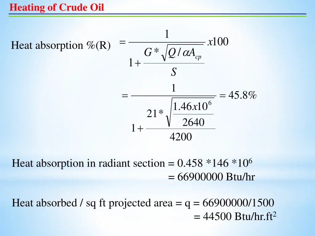 heating of crude oil 11