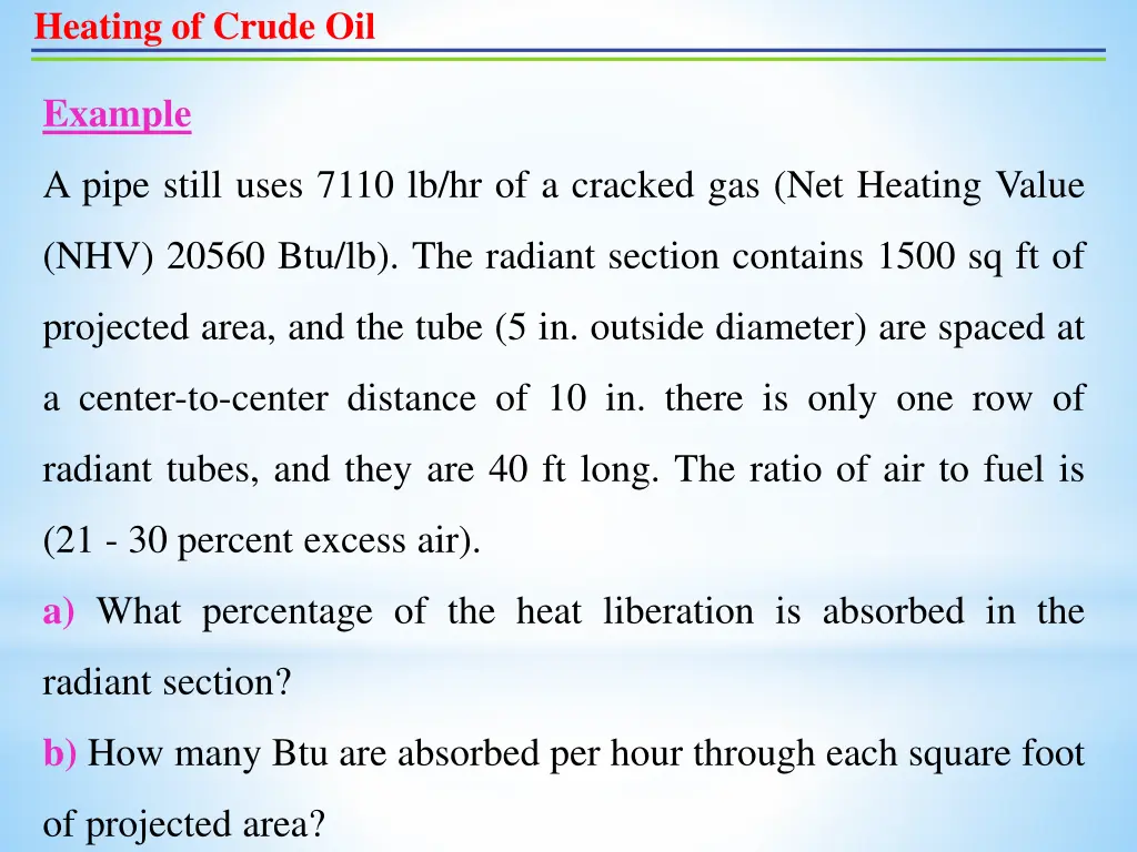 heating of crude oil 9