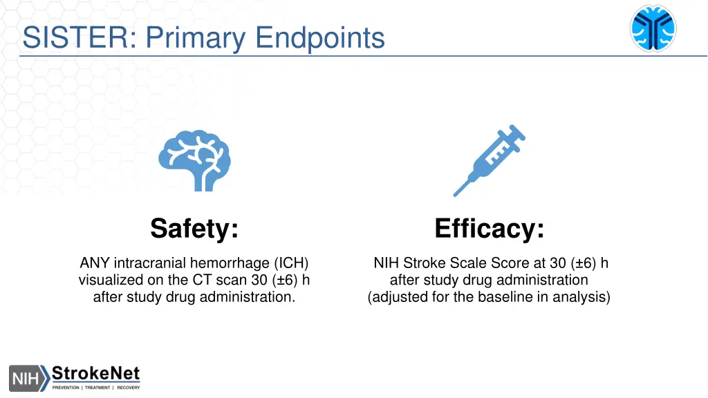 sister primary endpoints