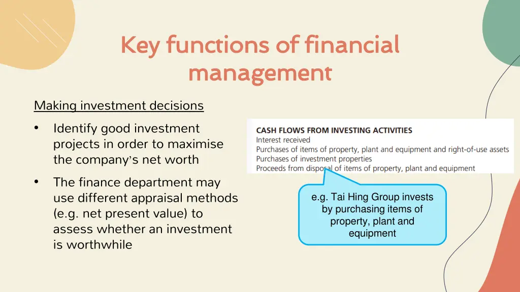 key functions of financial key functions 2